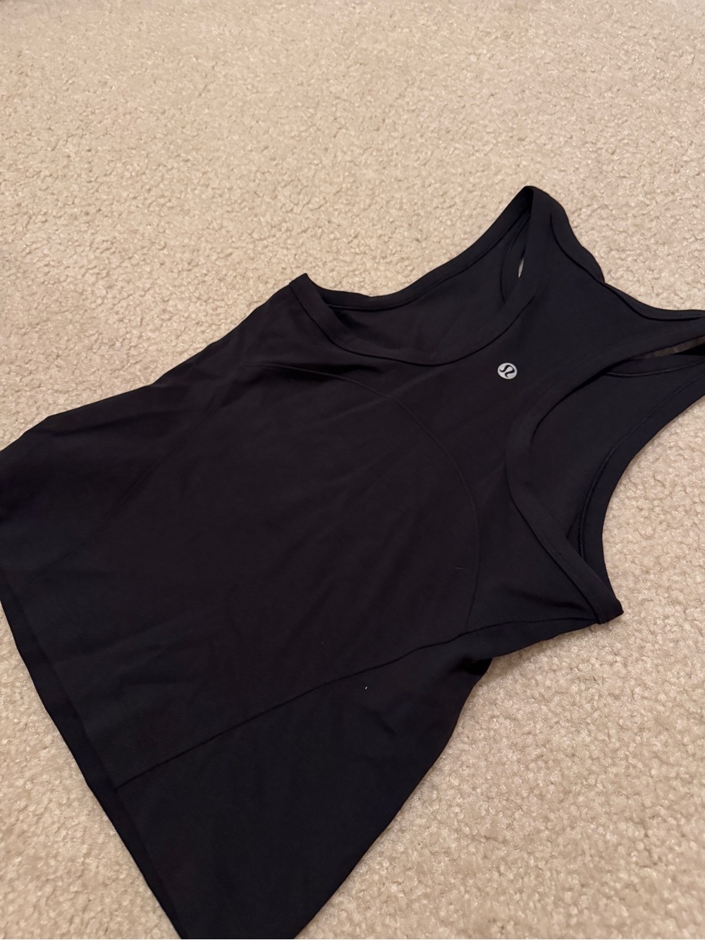 Lululemon racerback crop tank top size 6